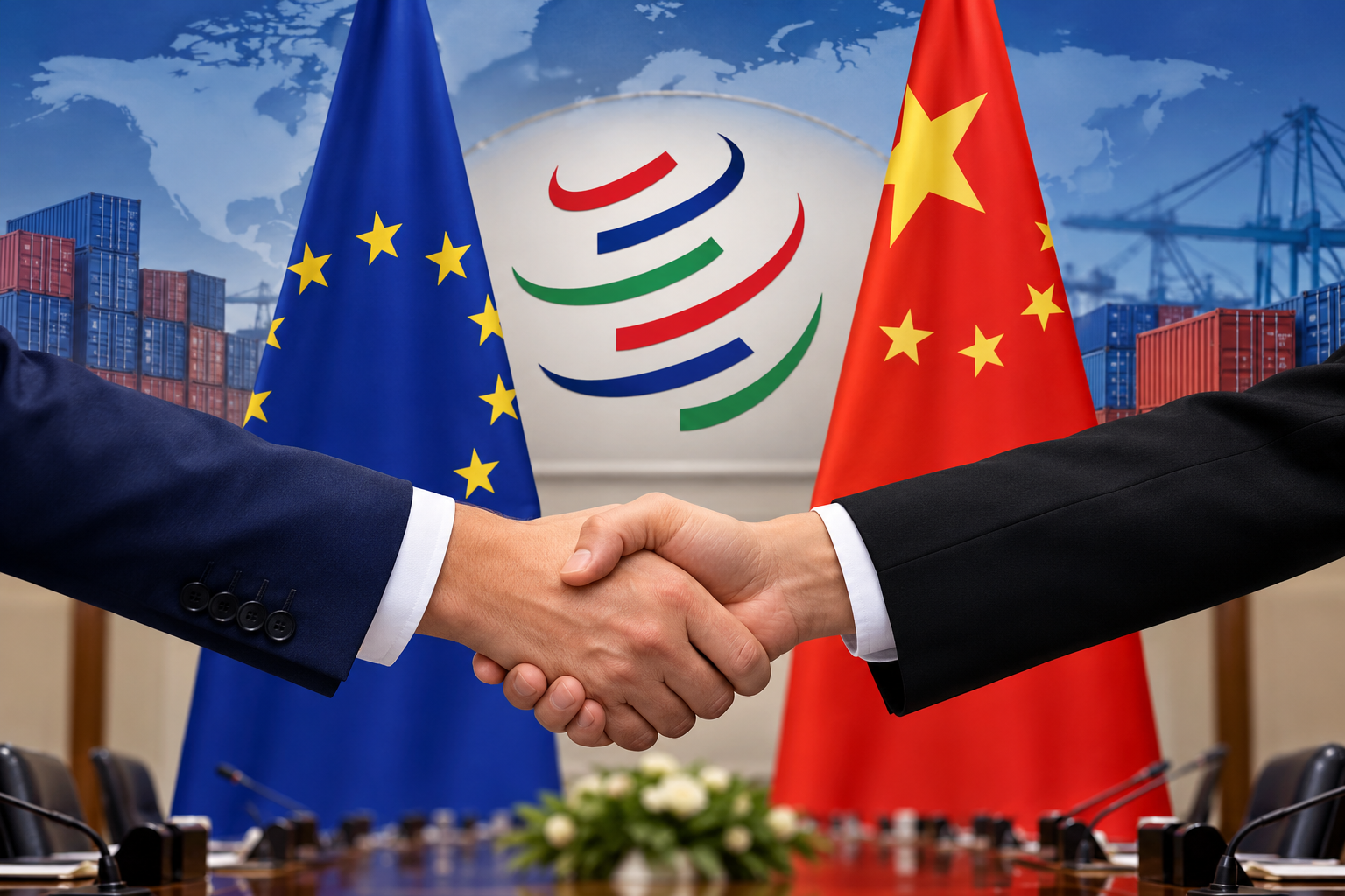 La Unión Europea y China acuerdan reforzar el diálogo comercial y abordar sus diferencias bajo las normas de la OMC